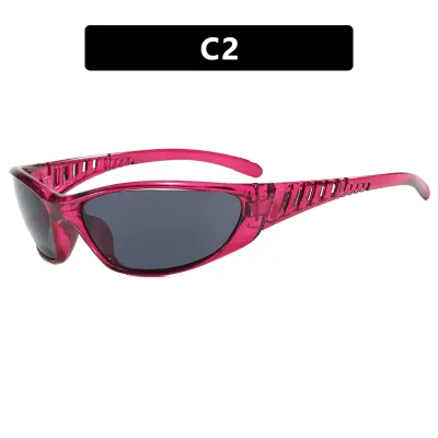 Women Fashion Casual Retro Alien Mirror Sunglasses