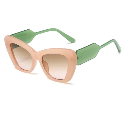 Women's Fashion Casual Cat Eye Large Frame Sunglasses