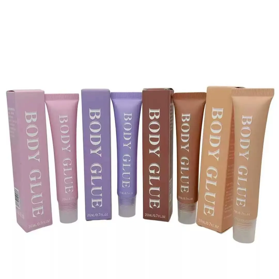 Body Glue Transparent Gentle Quick-Drying Long-Lasting Waterproof Non-Slip Body Adhesive 20Ml