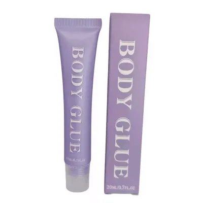 Body Glue Transparent Gentle Quick-Drying Long-Lasting Waterproof Non-Slip Body Adhesive 20Ml