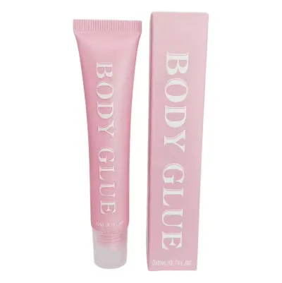 Body Glue Transparent Gentle Quick-Drying Long-Lasting Waterproof Non-Slip Body Adhesive 20Ml