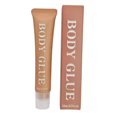 Body Glue Transparent Gentle Quick-Drying Long-Lasting Waterproof Non-Slip Body Adhesive 20Ml