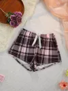 Pink Black Large Grid