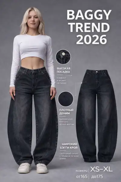 Women Fashion Casual Retro Simple Wide Leg Jeans