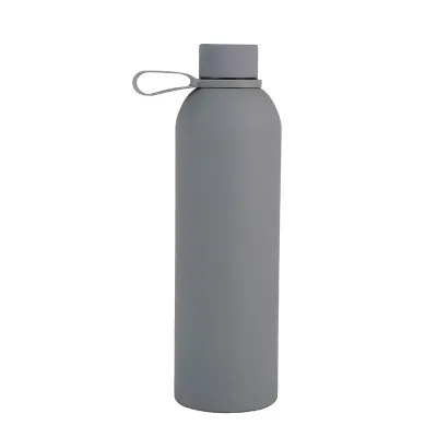 Fashion Rubber Paint Sports Double Layer Vacuum 304 Stainless Steel Cup