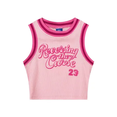 Women Fashion Sexy Summer Letter Printed Tank Top