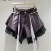 Zaohong Leather Skirt