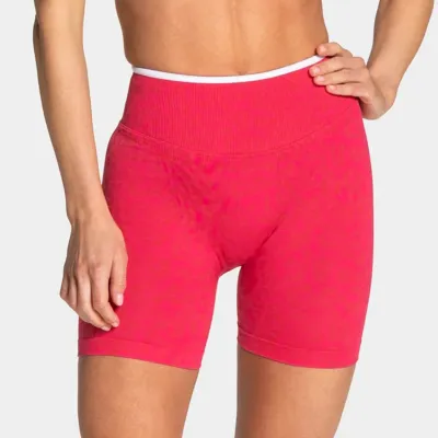 Women Fashion Leopard Printed Seamless Yoga Shorts