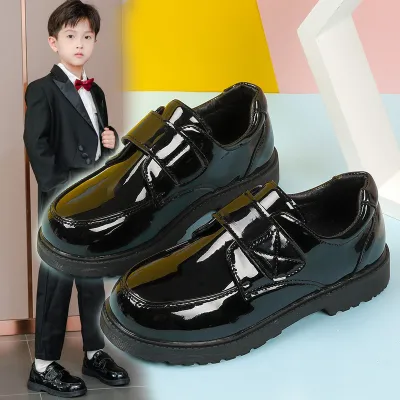 Kids Boys' Fashion Casual Soft-Soled Synthetic Leather Shoes