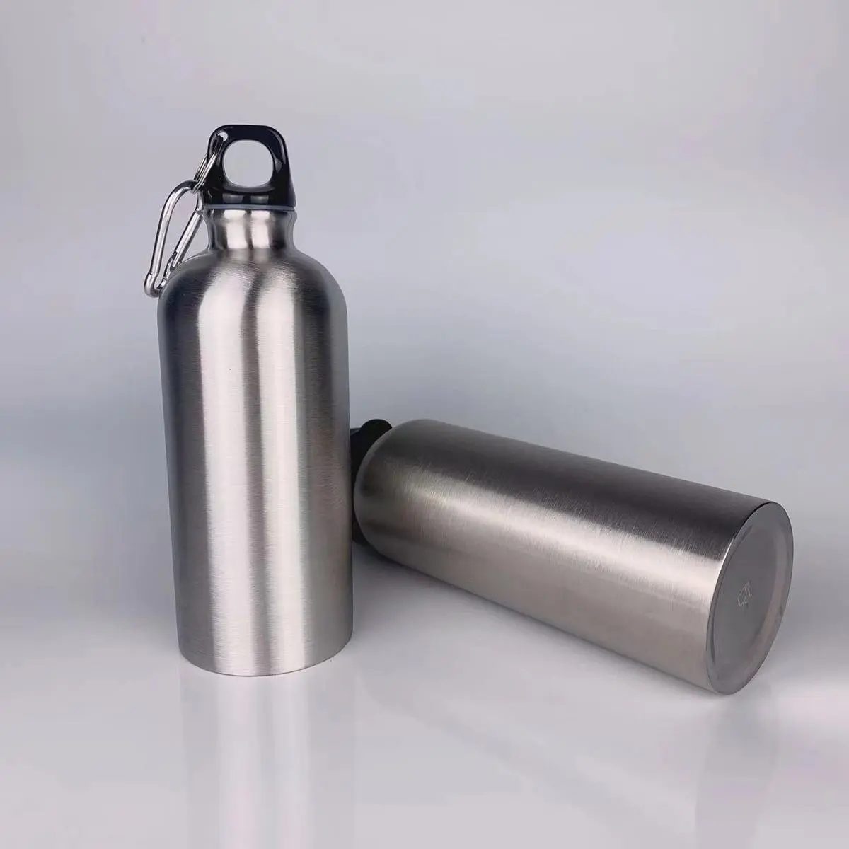 Simple Stainless Steel Small-Mouth Single-Layer Sports Thermos for Outdoor Travel