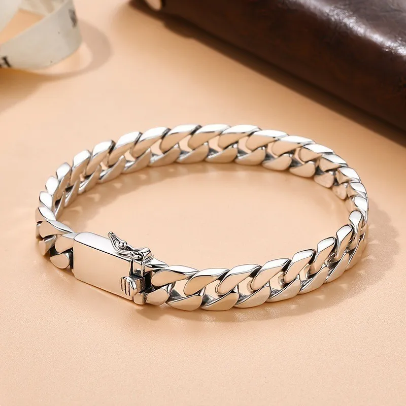 Men's Fashion Simple Cuban Chain Metal Bracelet