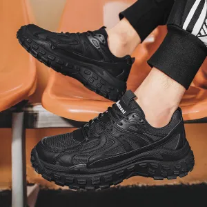 Men Fashion Casual Mesh Breathable Wear-Resistant Sneakers