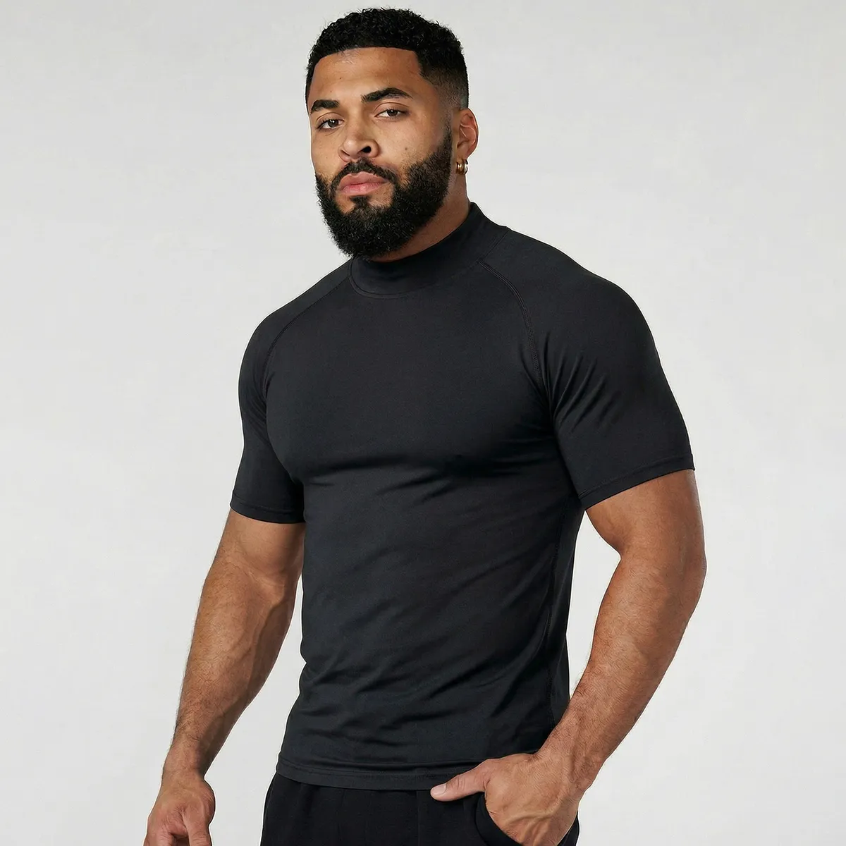 Men Fashion Casual Summer Thin Breathable Round Neck Short Sleeve T-Shirt