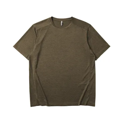 Men's Casual Quick-Dry Solid Color Short-Sleeve T-Shirt