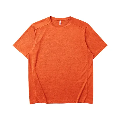 Men's Casual Quick-Dry Solid Color Short-Sleeve T-Shirt