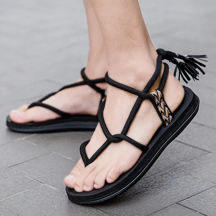 Men Casual Summer Thin Strap Flip-Flap Sandals