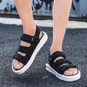 Men'S Fashion Casual Solid Color Non-Slip Breathable Beach Sandals