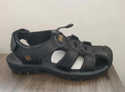 Casual Velcro Beach Sandals for Men with Thick Sole