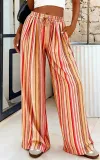 Multicolor Stripe-Orange