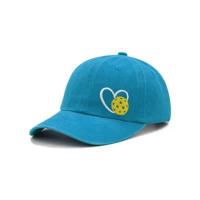 Fashion Casual Heart Shape Pick Ball Embroidered Baseball Cap