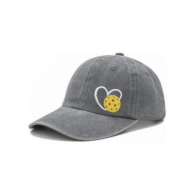 Fashion Casual Heart Shape Pick Ball Embroidered Baseball Cap