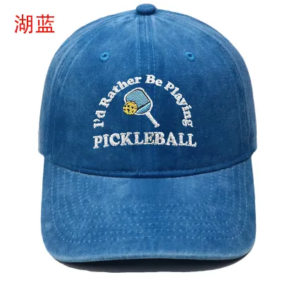 Fashion Casual Washed Peak Ball Embroidered Baseball Cap
