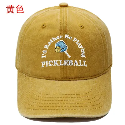 Fashion Casual Washed Peak Ball Embroidered Baseball Cap