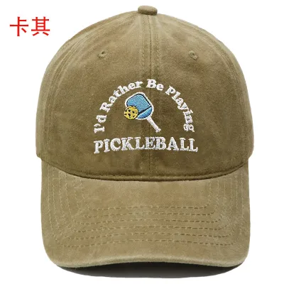 Fashion Casual Washed Peak Ball Embroidered Baseball Cap