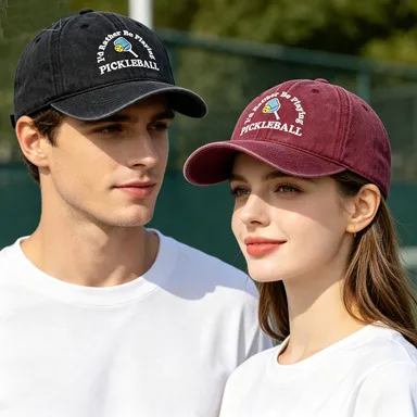 Fashion Casual Washed Peak Ball Embroidered Baseball Cap