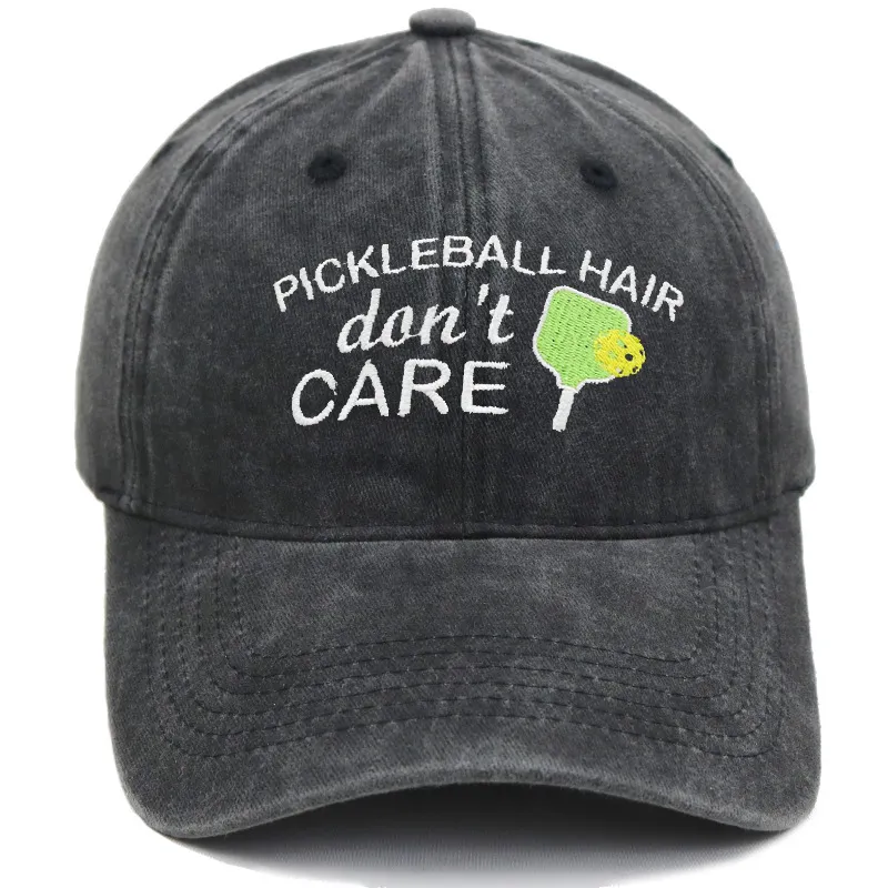 Fashion Casual Peak Ball Embroidered Washed Baseball Cap