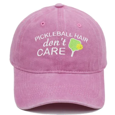 Fashion Casual Peak Ball Embroidered Washed Baseball Cap