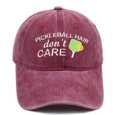 Fashion Casual Peak Ball Embroidered Washed Baseball Cap