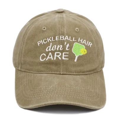 Fashion Casual Peak Ball Embroidered Washed Baseball Cap