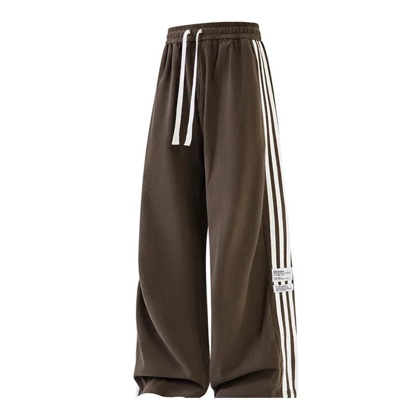 Men Fashion Casual Spring Straight Loose Pants