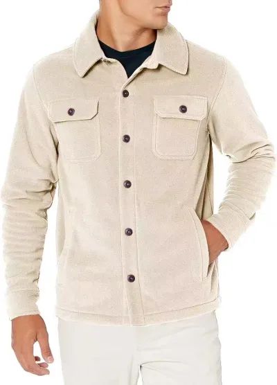 Men's Fashion Casual Solid Color Lapel Long Sleeve Button Multi-Pocket Jacket