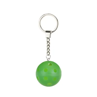 Fashion Simple Solid Color Pickleball Keychain Plastic Keychain