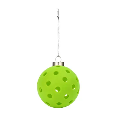 Fashion Christmas Tree Pe Material Pick Ball Decoration Key Chain 40 Holes Direct 75mm