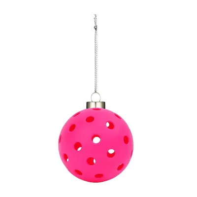 Fashion Christmas Tree Pe Material Pick Ball Decoration Key Chain 40 Holes Direct 75mm