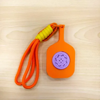 Fashion Creative Pickleball Pendant Keychain
