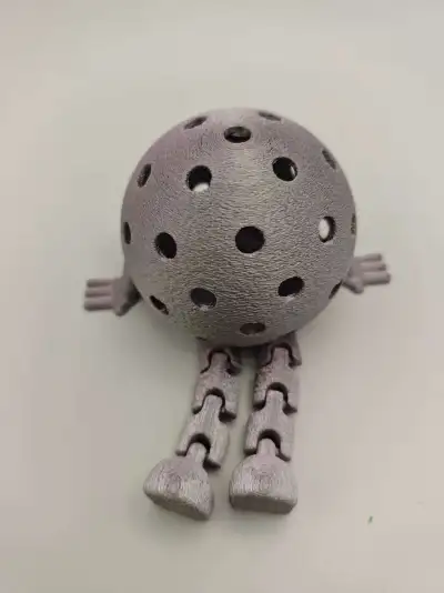 Fashion Cute Pickleball Pendant Keychain Degradable Materials