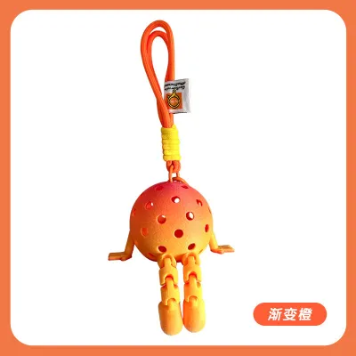 Fashion Cute Pickleball Pendant Keychain Degradable Materials