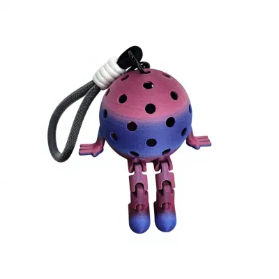 Fashion Cute Pickleball Pendant Keychain Degradable Materials