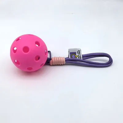 Fashion Solid Color Pickleball Pendant Keychain TPE Zinc Alloy 40 Holes 26 Holes Mini Racket