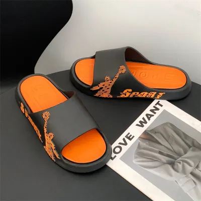 Men's Fashion Casual Non-Slip Non-Stinky Summer Thick Bottom PVC Slippers
