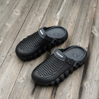 Men's Fashion Casual Non-Slip EVA Outdoor Slippers with Clasp
