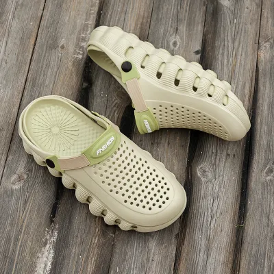 Men's Fashion Casual Non-Slip EVA Outdoor Slippers with Clasp