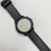 White Dial, Black Strap