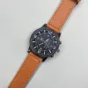 Black Face Lt.Grey Band Watch