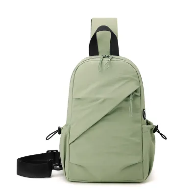 Men's Fashion Casual Solid Color Waterproof Oxford Cloth Chest Bag 20x30x11cm