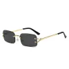 Gold Frame, Black And Gray Lenses